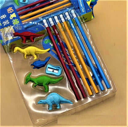 Arjoos | Dinosaur Theme Stationary Kit for Kids