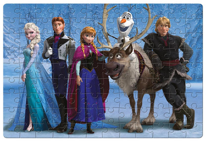 Arjoos | Disney Frozen Jigsaw Puzzle - 108 Pieces, Fun and Educational Puzzle for Kids | Perfect Gift for Frozen Fans, Ages 5+ | Return Gifts for Kids