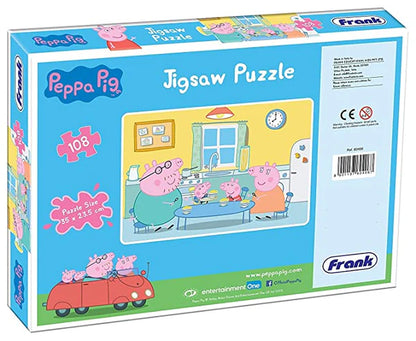 Arjoos | Frank Peppa Pig 108 Pc Jigsaw Puzzles | Jigsaw Puzzles For Kids | Birthday Gifts for Kids - Pack of 1