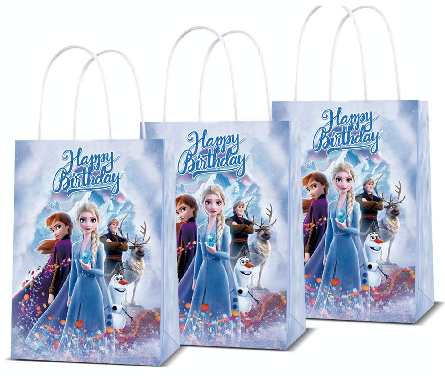 Arjoos | Frozen Birthday Party Gift Goody Bags (pack Of 12)