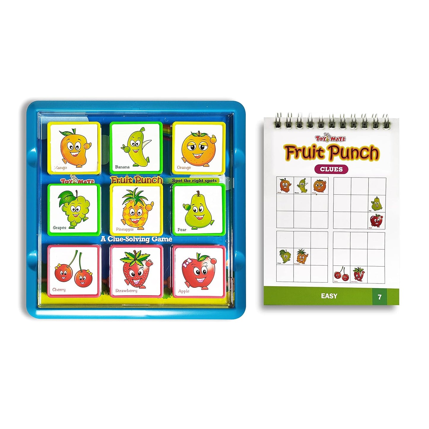 Arjoos | Fruit Punch Educational Board Games | 40 Challenges | A Clue Solving Mind Teaser Fun Game | Age-6 Years to Adults.