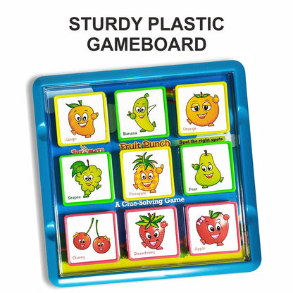 Arjoos | Fruit Punch Educational Board Games | 40 Challenges | A Clue Solving Mind Teaser Fun Game | Age-6 Years to Adults.