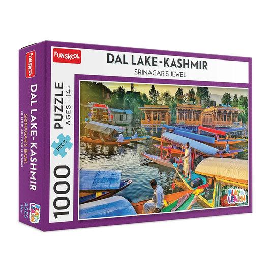 Arjoos  |  Funskool  Dal Lake Kashmir - 1000 Pieces Puzzle | for 14+ Year