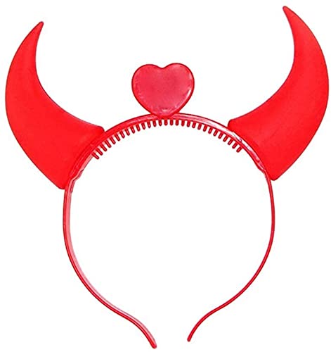 Arjoos | Halloween Devil Headband Devil Horns Hairbands Red horn Light Hairband