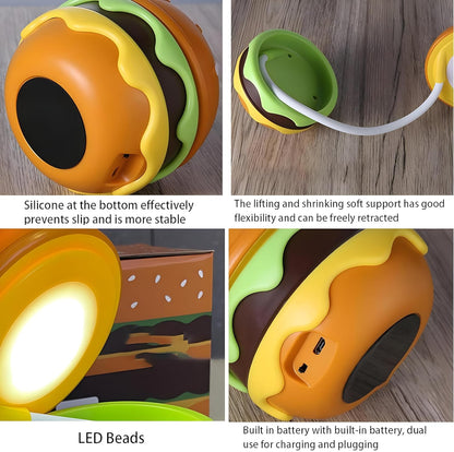 Arjoos | Hamburger LED Night Reading Lamp with Pencil Sharpener- Kids Return Gift