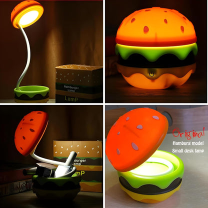 Arjoos | Hamburger LED Night Reading Lamp with Pencil Sharpener- Kids Return Gift