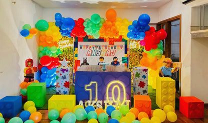 Lego Theme Balloon Decoration