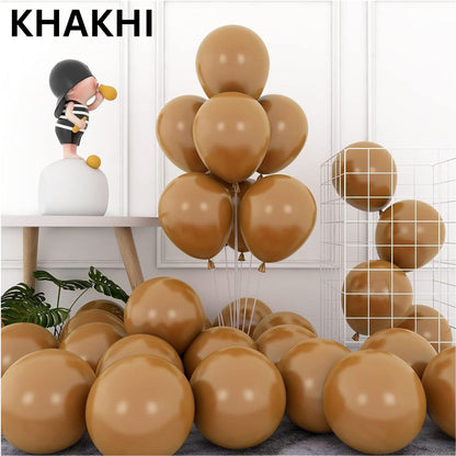 Arjoos | Retro Balloons for Birthday Decoration,9 inch Set of 25 pcs ( Multicolour )