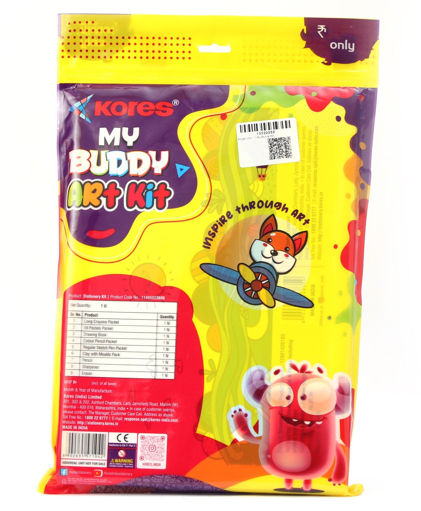 Arjoos | Kores My Buddy Kit 52 Pieces