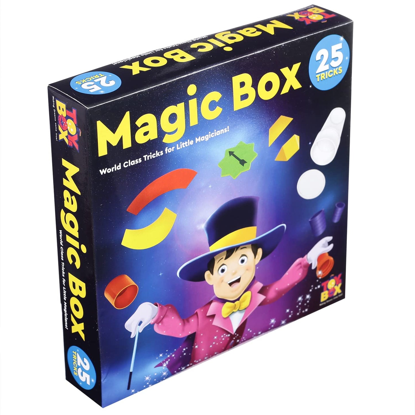 Arjoos | Magic Box 25 Tricks for Kids | Magic Tricks Party Game Fun Gag Toy, Present Birthday Toy for Boy, Girl, Multi Color