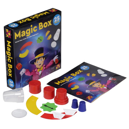 Arjoos | Magic Box 25 Tricks for Kids | Magic Tricks Party Game Fun Gag Toy, Present Birthday Toy for Boy, Girl, Multi Color