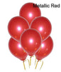 Arjoos | Metallic Balloons for Birthday Decoration,10inch Set of  25pcs ( Multicolour )