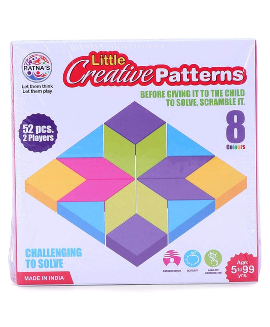 Arjoos | Little Creative Pattern Maker for Creative Kids. Explore Make Different Patterns with The Help of Tiles provided