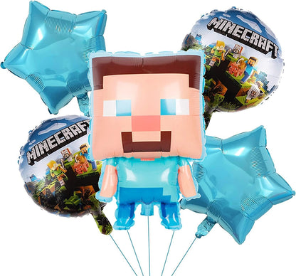 Arjoos |  Minecraft Theme Birthday Decoration And Party Supplies