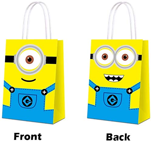 Arjoos | Minion-themed Birthday Party Gift Goody Bags (pack Of 12)