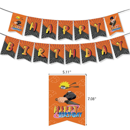 Arjoos | Naruto Theme Birthday Decoration And Party Supplies ( Pack Of 36 )