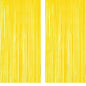 Arjoos | Pastel Big Foil Curtain Backdrop Tinsel Foil Fringes Curtain for Birthday Decoration Pack Of 1 (Size of 3F x 6 F)