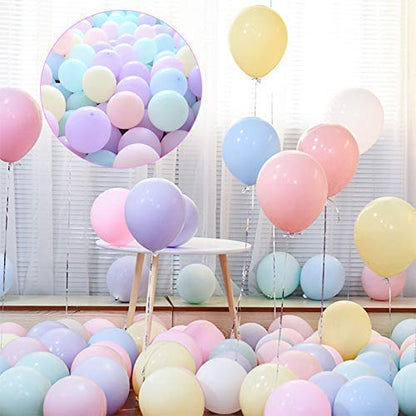 Arjoos | Pastel Balloons for Birthday Decoration,9 inch Set of 25pcs ( Multicolour )