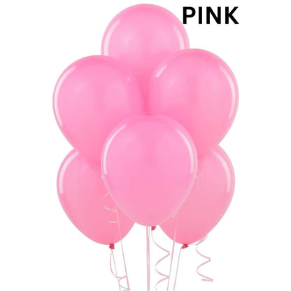 Arjoos | Latex Balloons for Birthday Decoration , 9 inch Set of  25pcs ( Multicolour )