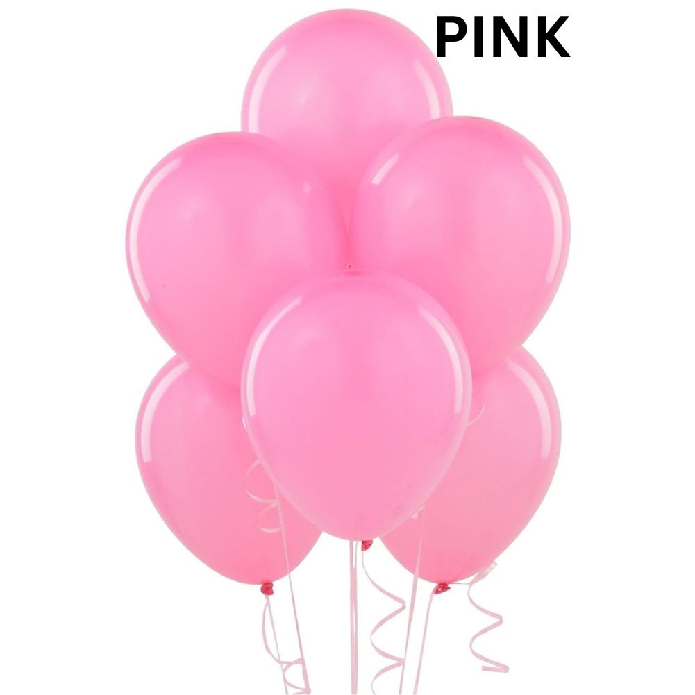 Arjoos  | Latex  Balloons for Birthday Decoration  , 9 inch Set of 100pcs ( Multicolour )