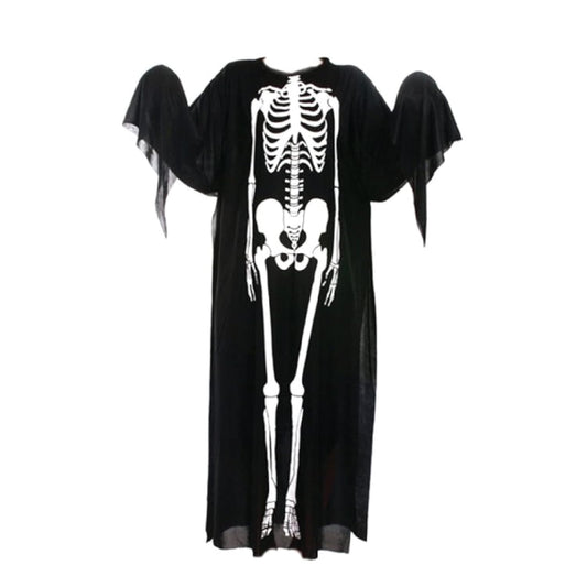 Arjoos | Skeleton Ghost Costume, Black Cosplay Halloween Costume for Boys & Girls