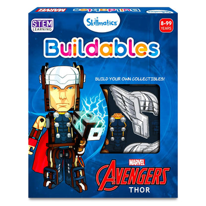 Arjoos | Skillmatics Buildables Marvel Stem Building Block Toy - Thor | STEM construction toys | Gifts for Boys & Girls - Ages ( 8+ yrs )