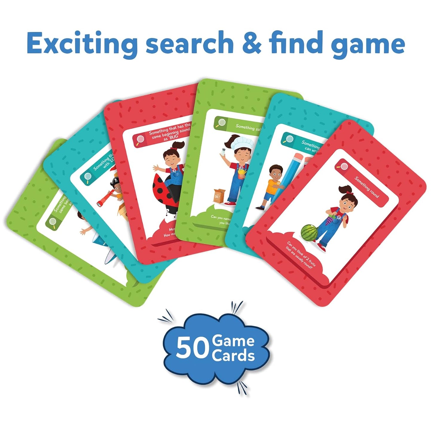 Arjoos | Skillmatics Card Game - Found It Home Edition, Scavenger Hunt for Kids and Fun Family Game