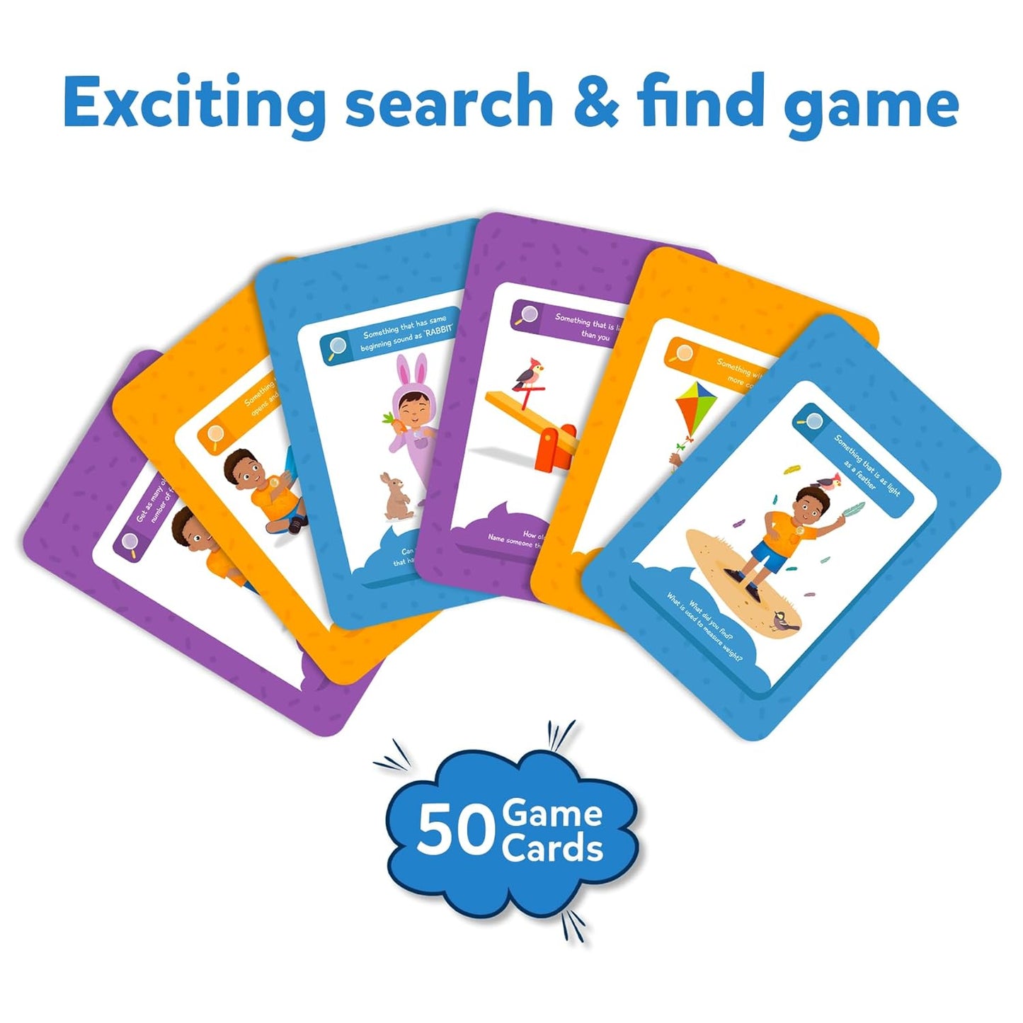 Arjoos | Skillmatics Card Game - Found It Outdoor, Scavenger Hunt for Kids and Fun Family Game