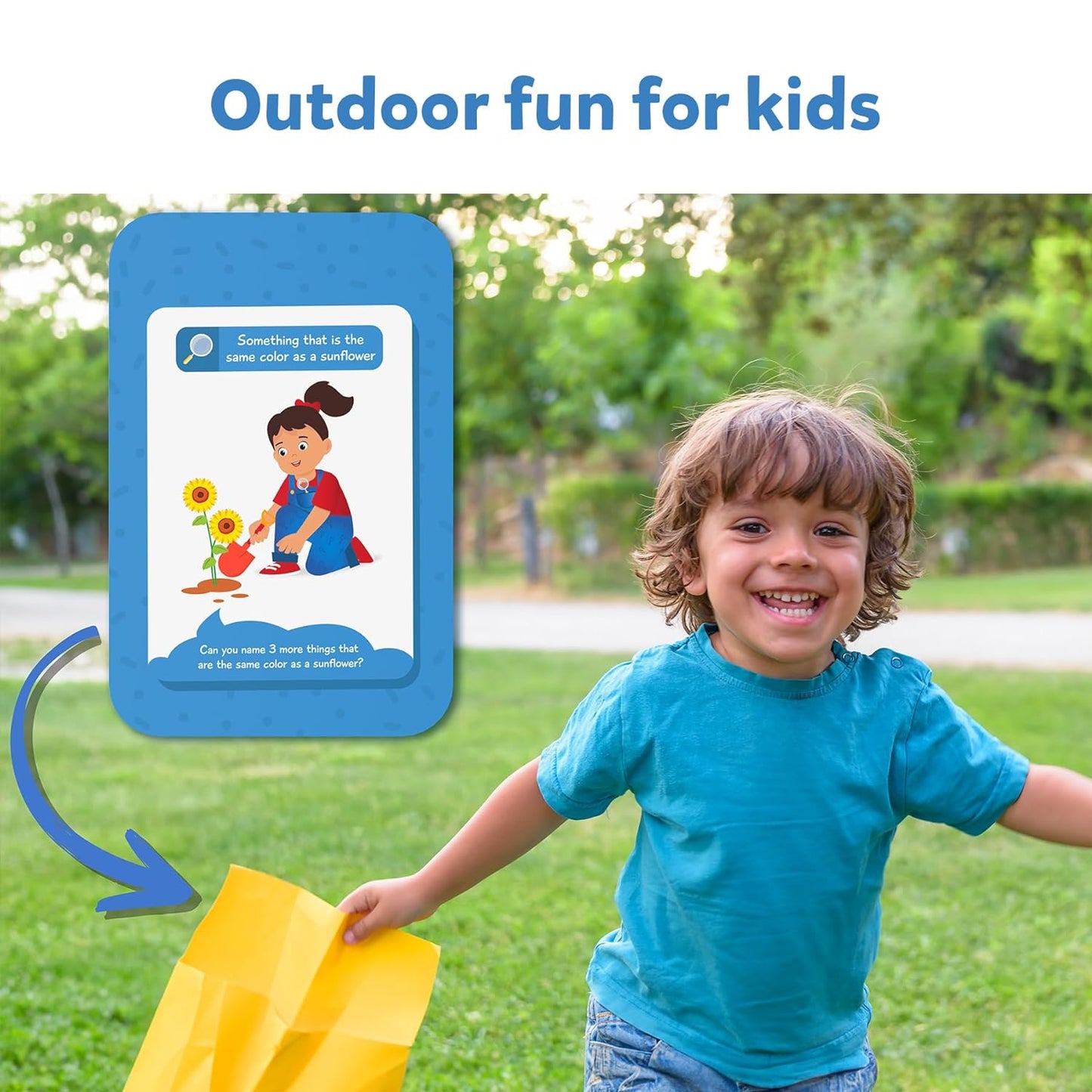 Arjoos | Skillmatics Card Game - Found It Outdoor, Scavenger Hunt for Kids and Fun Family Game