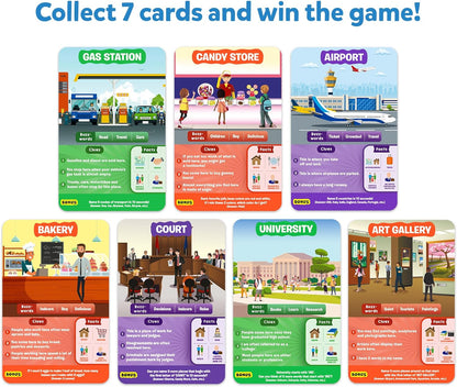 Arjoos | Skillmatics Card Game - Guess in 10 All Around The Town, Perfect for Boys, Girls, Kids, and Families