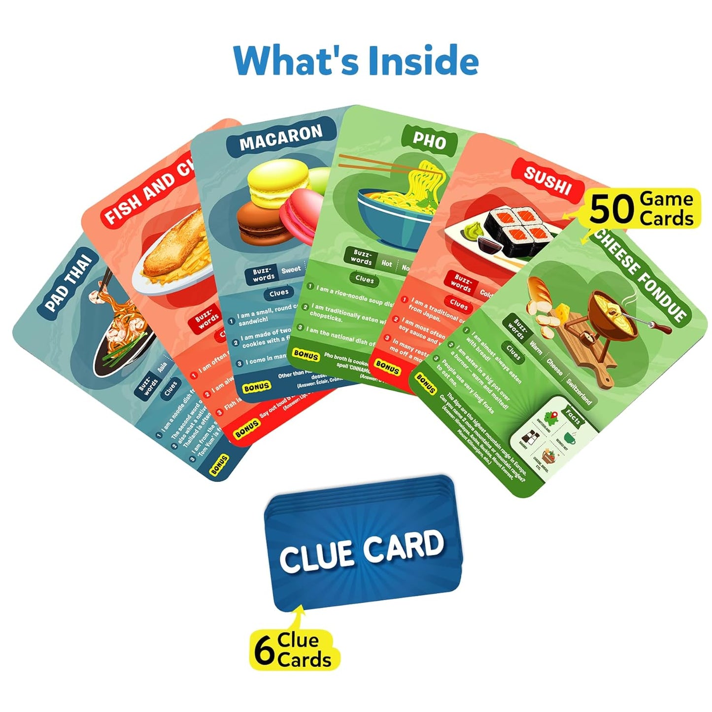 Arjoos | Skillmatics Card Game - Guess in 10 Foods Around The World, Educational Travel Toys for Boys, Girls, and Kids