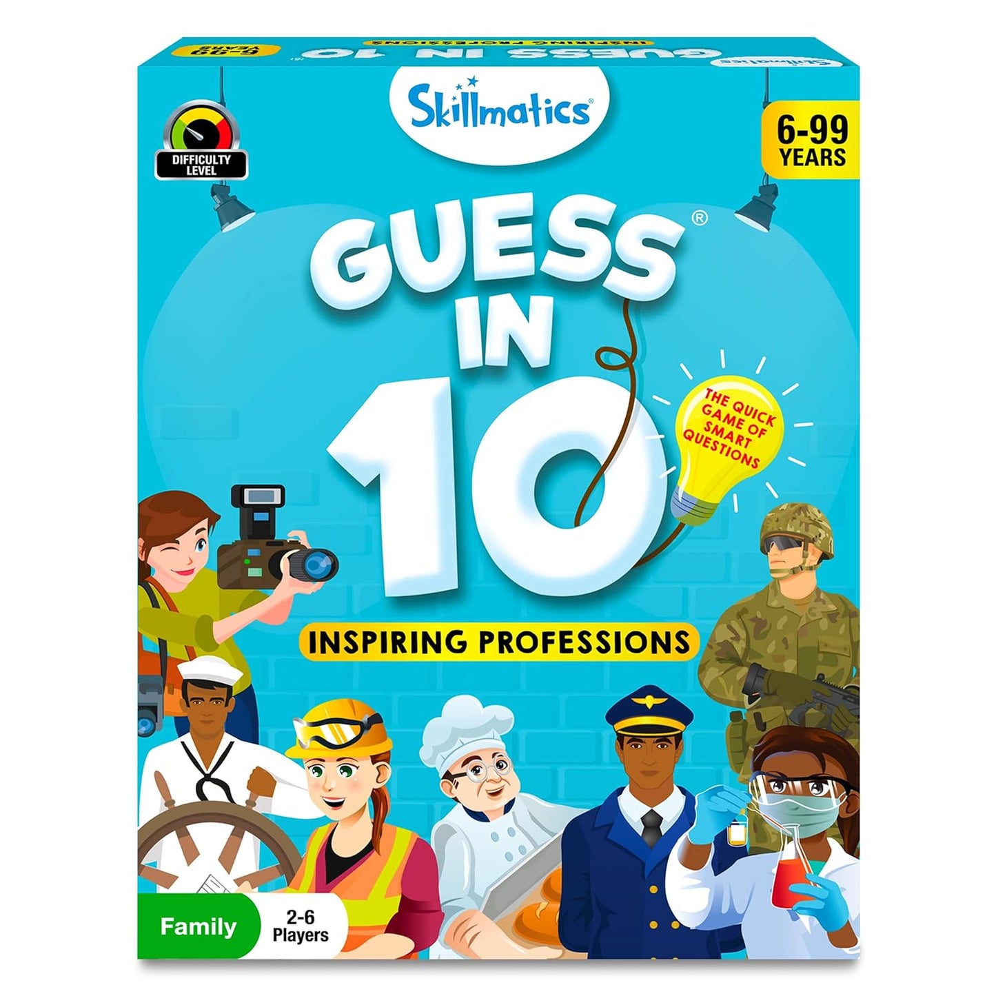 Arjoos | Skillmatics Card Game - Guess in 10 Inspiring Professions, Perfect for Boys, Girls, Kids, and Families