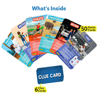 Arjoos | Skillmatics Card Game - Guess in 10 Inspiring Professions, Perfect for Boys, Girls, Kids, and Families