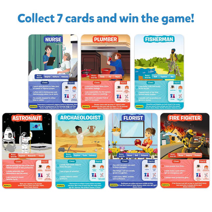 Arjoos | Skillmatics Card Game - Guess in 10 Inspiring Professions, Perfect for Boys, Girls, Kids, and Families