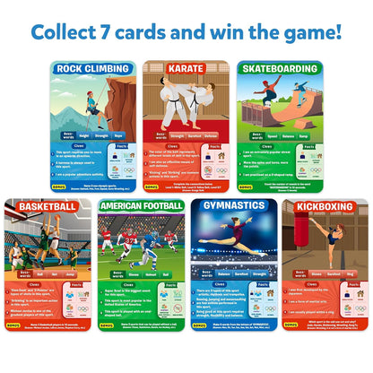 Arjoos | Skillmatics Card Game - Guess in 10  world of Sports, Perfect for Boys, Girls, Kids, and Families