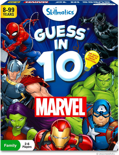 Arjoos | Skillmatics - Guess in 10 Marvel | collectible Card Game | Perfect Gift For Teens , Adults & Family Fun Board Games | (Ages 8+)