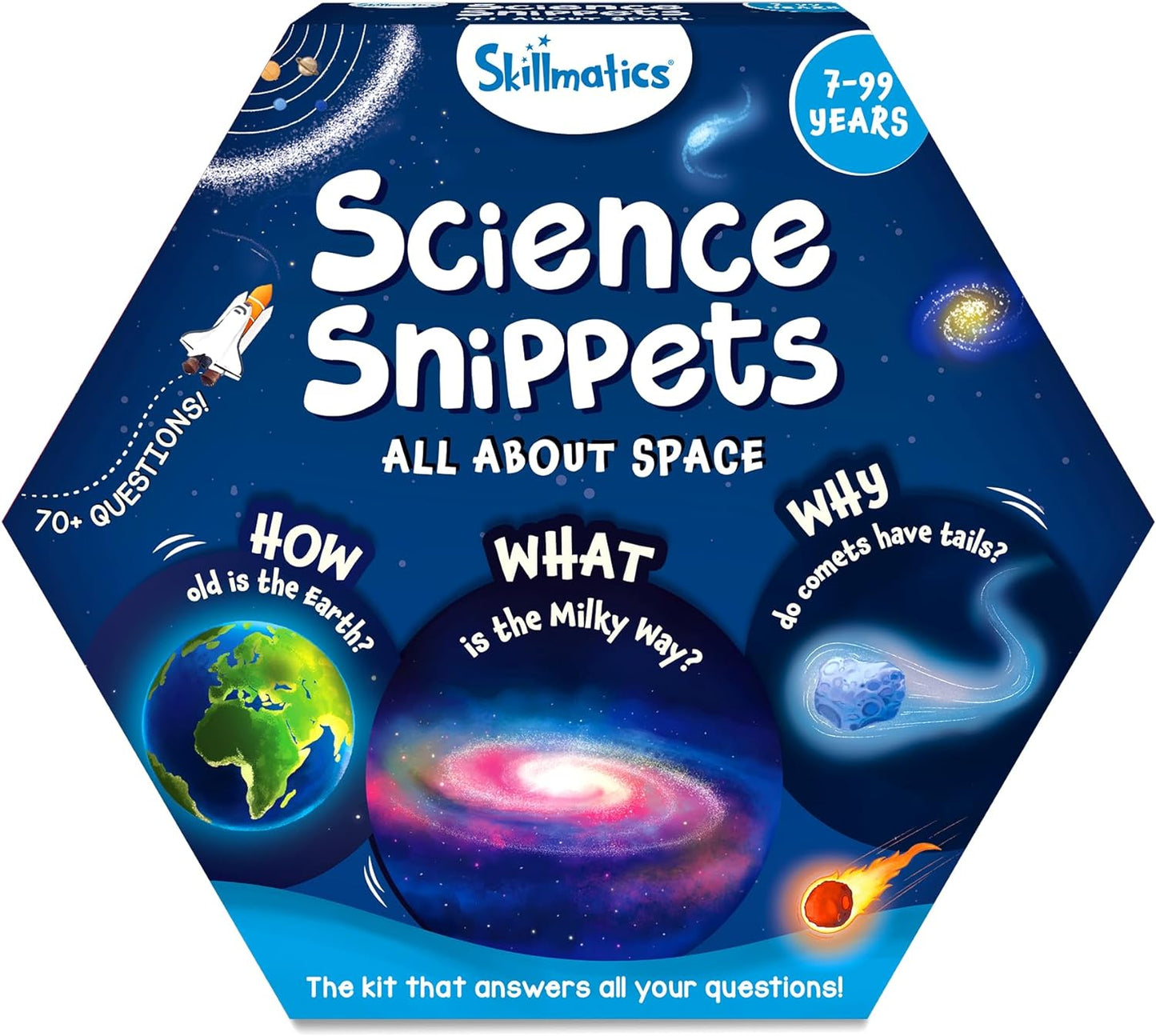 Arjoos | Skillmatics Science Snippets Kit - All About Space | STEM Toy, Learning Resource & Educational Toys for Kids | (Ages 7+)