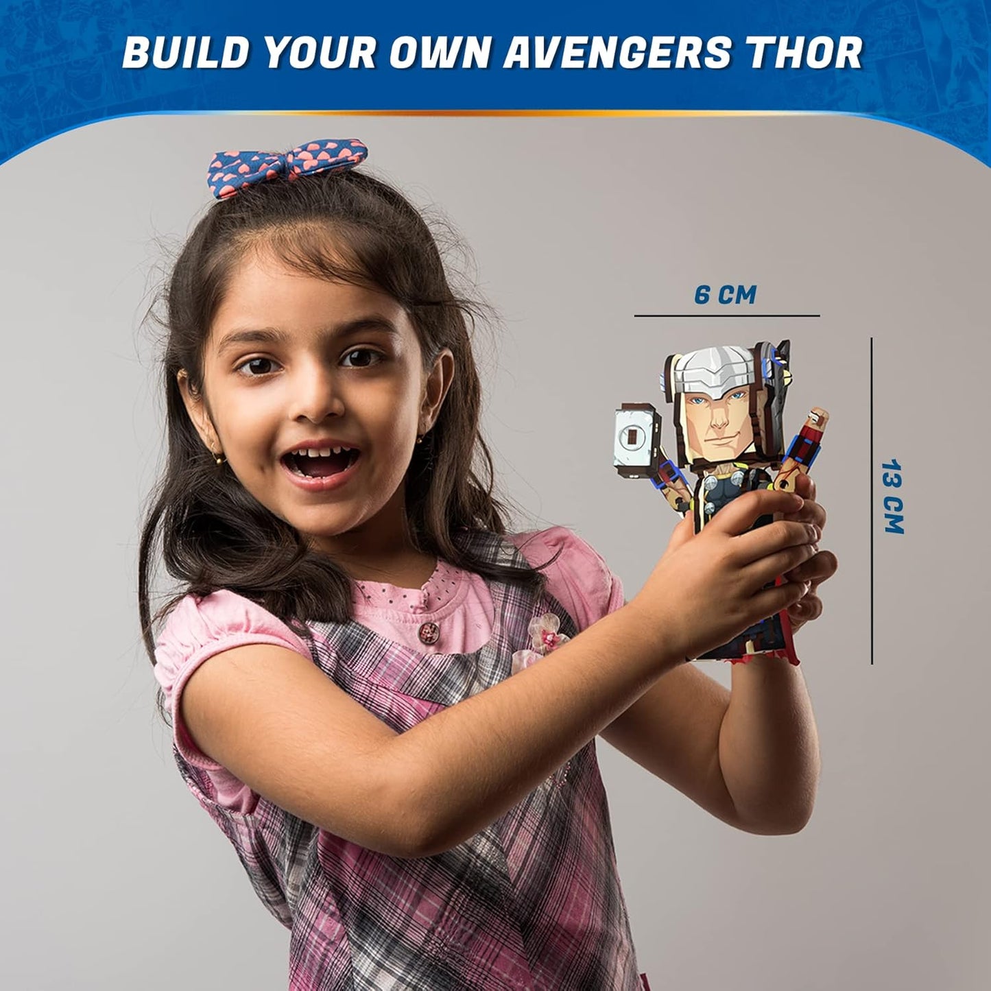 Arjoos | Skillmatics Buildables Marvel Stem Building Block Toy - Thor | STEM construction toys | Gifts for Boys & Girls - Ages ( 8+ yrs )