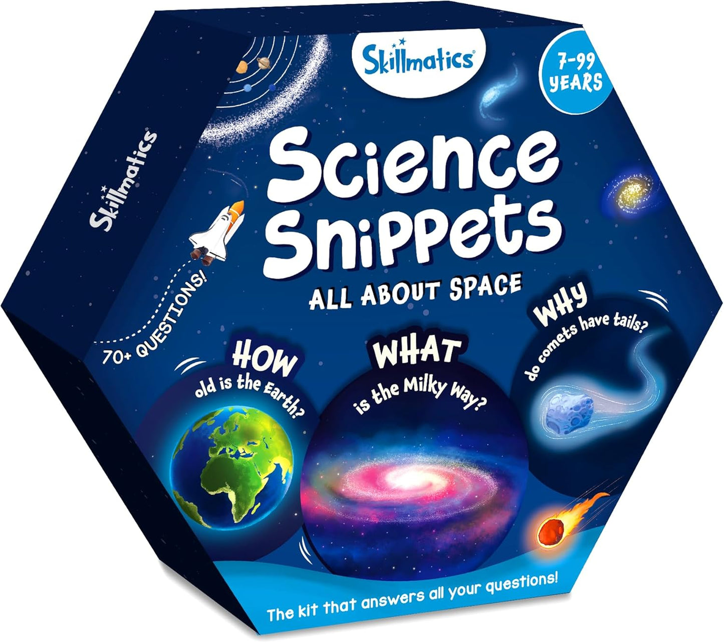 Arjoos | Skillmatics Science Snippets Kit - All About Space | STEM Toy, Learning Resource & Educational Toys for Kids | (Ages 7+)