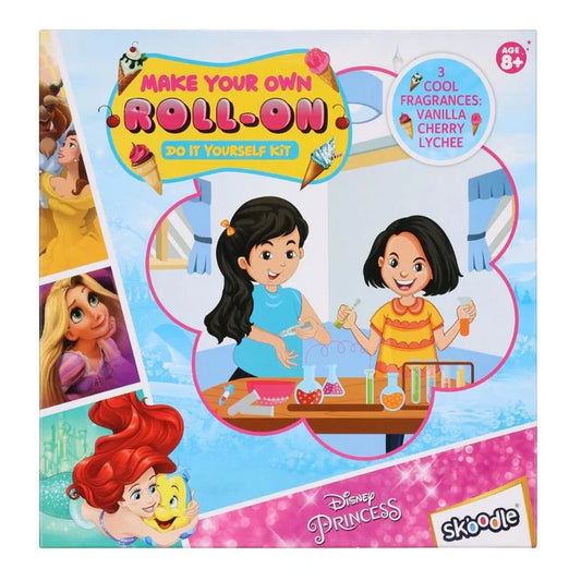 Arjoos | Disney Princess Make Your Own Roll On Do it Yourself Kit |  Fun DIY Kit for Kids, Safe & Easy, Perfect Gift for Creative Little Princesses | Birthday Gifts For Kids - ( Ages - 8+ )