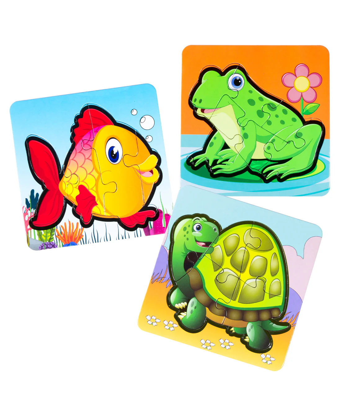 Arjoos | My First Puzzle - In Water (Set Of 3) Puzzles | Jigsaw Puzzle For Kids | Birthday Gifts for Kids - Pack of 1  -  ( Ages - 3+ )