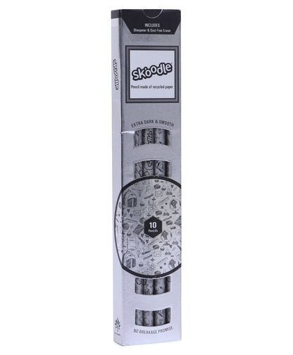 Arjoos\Skoodle Paper Pencils - Silver