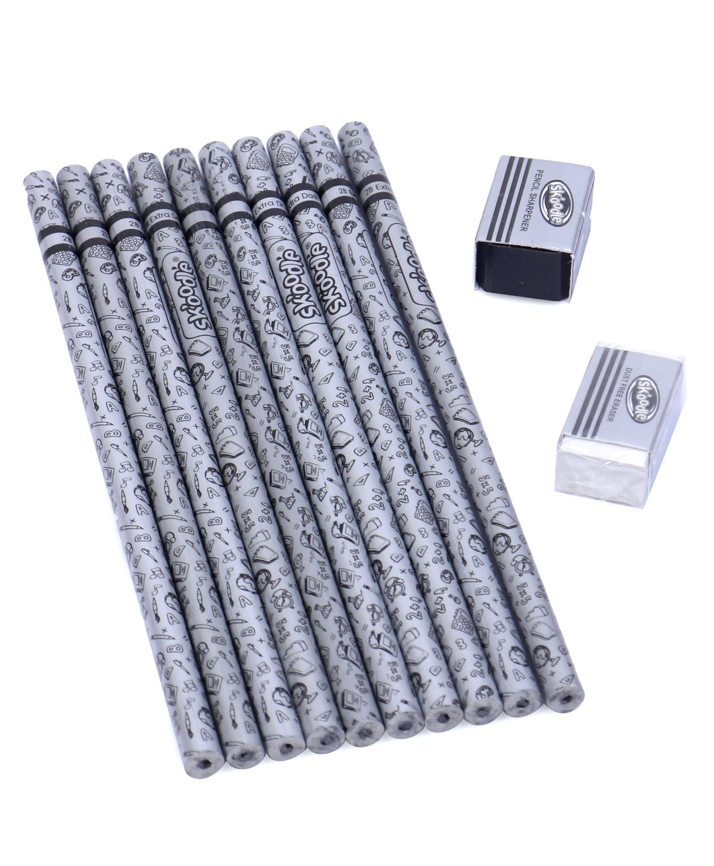 Arjoos\Skoodle Paper Pencils - Silver