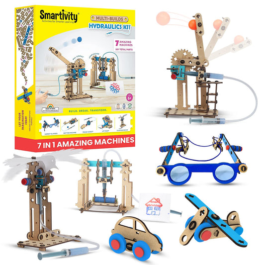 Arjoos | Smartivity 7 in 1 Multi-Builds Hydraulic Kit Toy