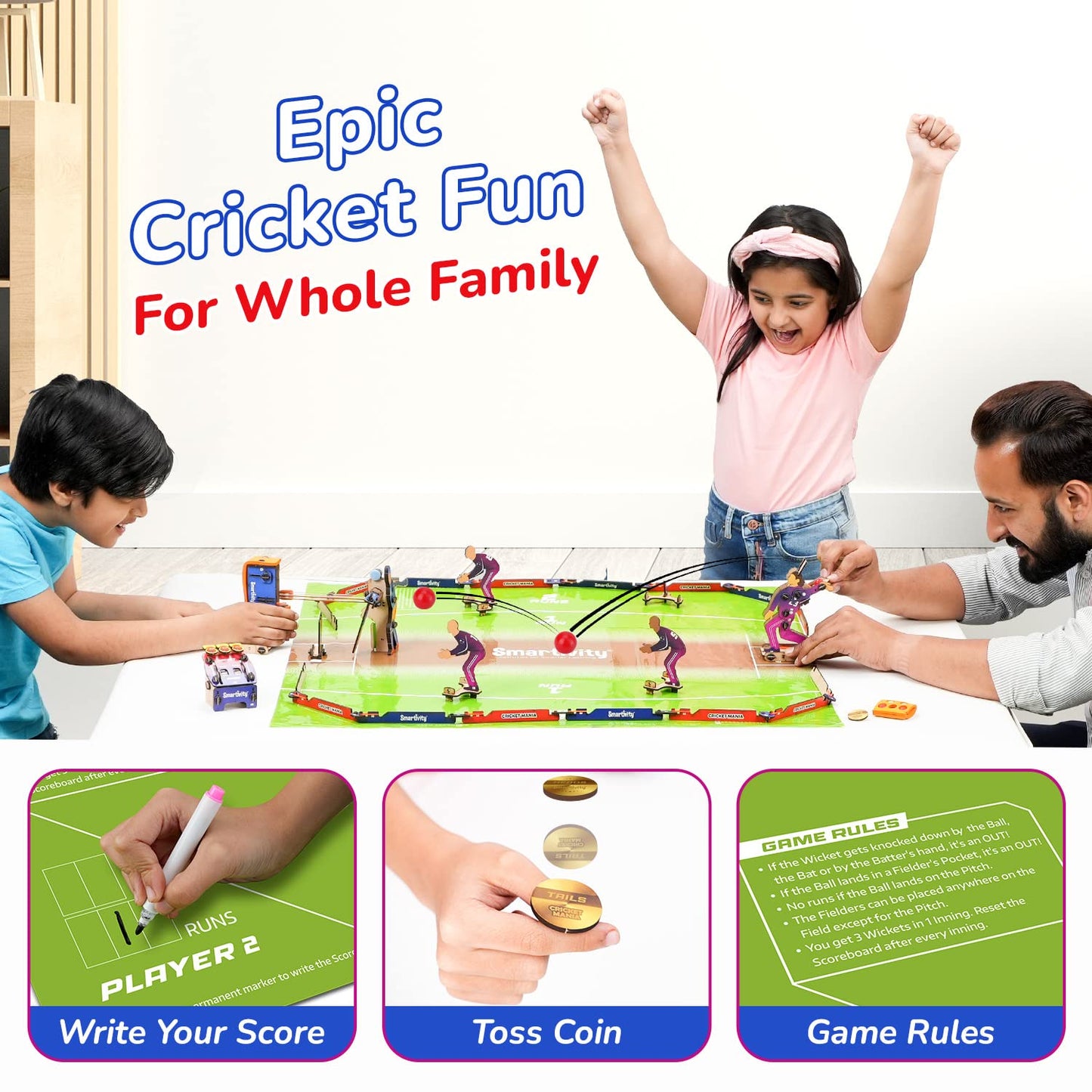 Arjoos | Smartivity Cricket Mania DIY STEM Fun Toys