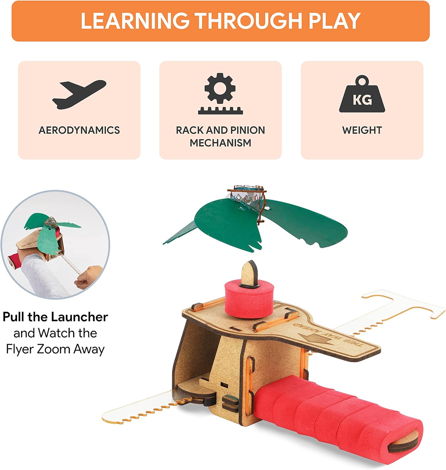 Arjoos | Smartivity Gear Propeller Flying Machine | 6-10 years