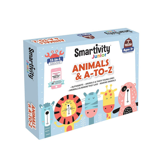 Arjoos | Smartivity Junior Animals & A-to-Z | 3-6 years