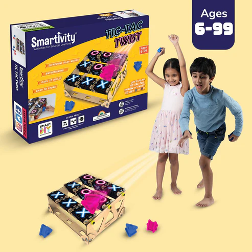 Arjoos | Smartivity Tic Tac Twist - Multicolour