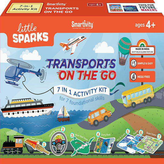 Arjoos | Smartivity Transports On The Go Activity Kit- For Kids