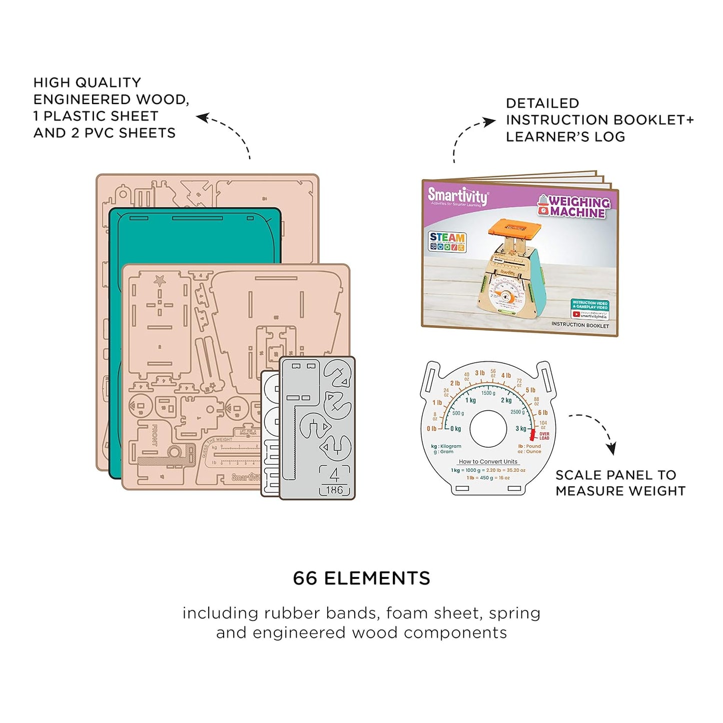 Arjoos | Smartivity Weighing Machine STEM DIY Fun Toys